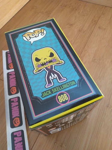 Funko Pop Disney NBX Jack Skellington Black Light #808 - Gamestop Exclusive - Picture 4 of 4