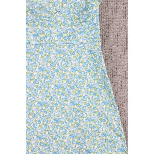 Abito Ann Taylor Shift donna Petite taglia 0P multicolore motivo floreale scollo a V - Foto 4 di 11