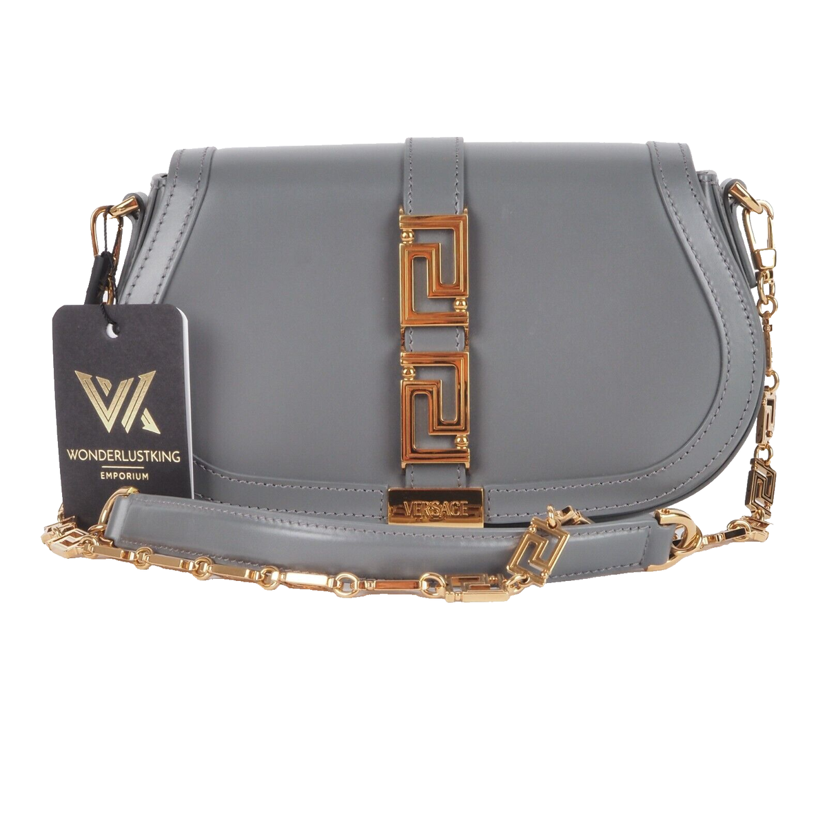 GIANNI VERSACE Greca Goddess Luxury Designer Shoulder Bag NEW 2024