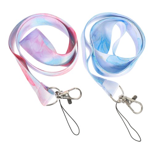 4 Count Work Permit Lanyard Office Mobile Phone Cellphone Neck Strap - Afbeelding 2 van 12
