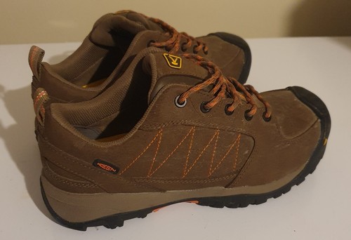 Keen Mens Brown Leather Safety Shoes ASTM-F2413-11 Steel Toe F/I/75 C/75 SD US 8 - Picture 4 of 9