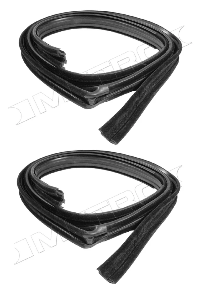 1987-1996 Ford F150, F250, F350, Bronco belt line window sweep seals & channels - Image 3 of 4