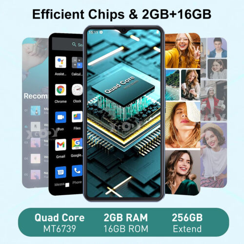 Factory Unlocked New Cell Phone Android Smartphone 4G 4 Core Dual SIM Cheap 2025 - Picture 27 of 42