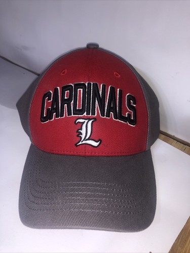 Louisville Cardinals Captivating HeadwearMen Adjustable Baseball Cap,Red/Grey - Picture 2 of 8