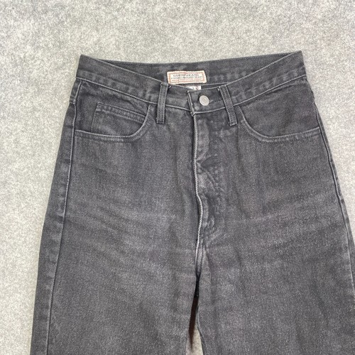 Vintage Guess Jeans Triangle Logo Black High Rise Mom Denim Sz 29 Women’s - Picture 2 of 14