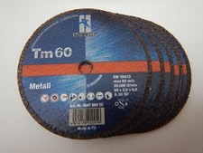 5x NORMFEST TRENNSCHEIBE MINI FLEXSCHEIBE METALL 60mm&Oslash;x2,0x6,0