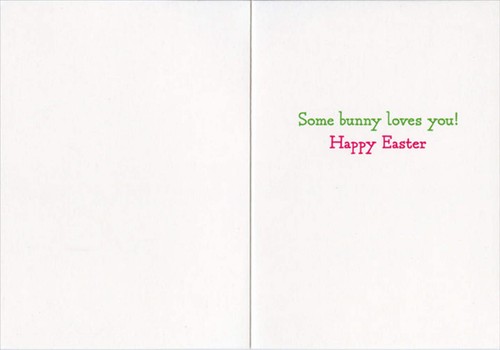 Easter Greeting Card - Kitten with Bunny Ears - Picture 2 of 2