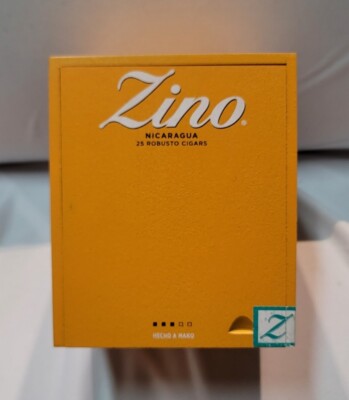 Zino | Robusto Wood Cigar Box Empty - 5.75'' x 4.75'' x 4.75'' Storage box