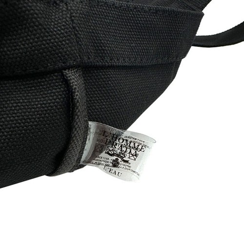 PRADA Cosmetic Canvas Tote Bag Logo Print Black Novelty with original box - Picture 9 of 10