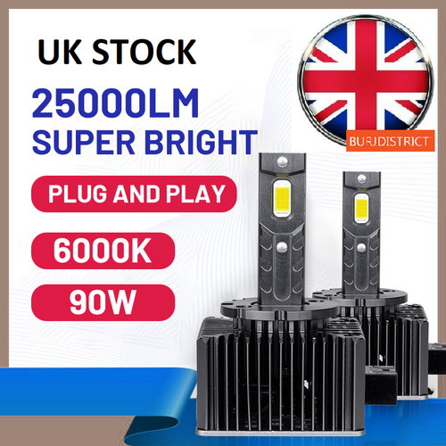 D1S Upgrade Kit XENON Headlight Bulbs D2S D3S OEM 20000Lm 6500K 110W Plug & Play - Picture 2 of 19