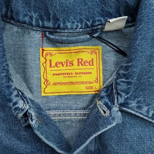 Levi's Red Collection Midday Break Women's Trucker Denim Jacket Size Large NWT - Picture 3 of 15