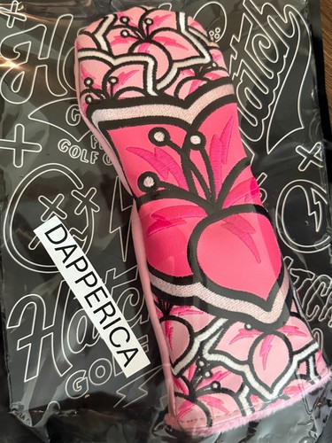 New Sealed Hatch Golf Co Electric Azalea Hybrid Headcover Pink Limited Edition