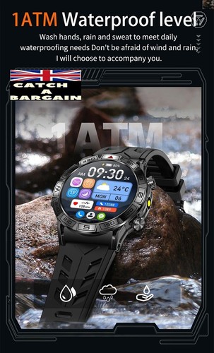 Smartwatch KC80 AMOLED Touch Screen Fitness Tracker BT Calling Waterproof (E370) - 第 12/28 張圖片