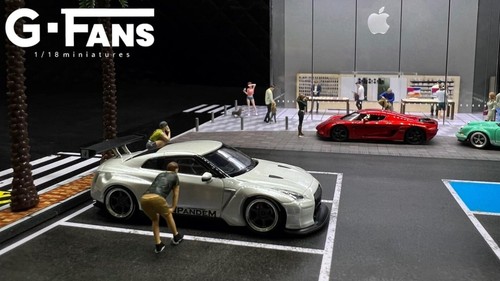 1:64 Apple Store Garage Diorama Display mit LEDs 2024 NEU SCHNELLER VERSAND - Bild 7 von 7