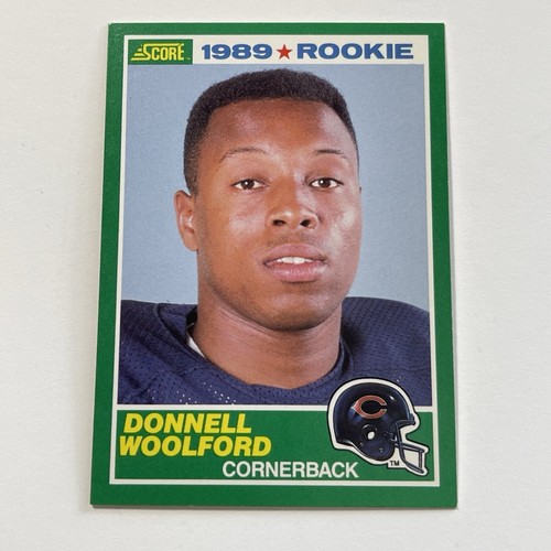 1989 Score Football Donnell Woolford Chicago Bears RC Rookie Card #247 - Picture 1 of 2