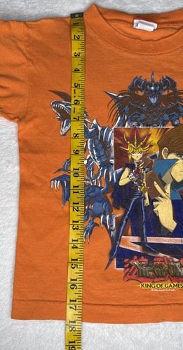 LOT 2- VTG 90s Yu-Gi-Oh Kids M/L Graphic T-Shirt King of Games Its Time To Duel - Picture 6 of 14