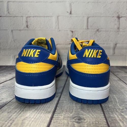 Nike Dunk Low Retro UCLA Yellow Blue Jay Shoes DD1391-402 Men’s Size 10.5 NEW - Picture 5 of 12