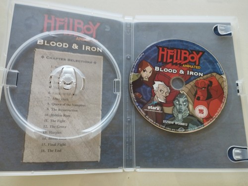 Hellboy Animated Blood & Iron Ron Oerlman - DVD + Extras English Region 2 Am - Picture 4 of 4