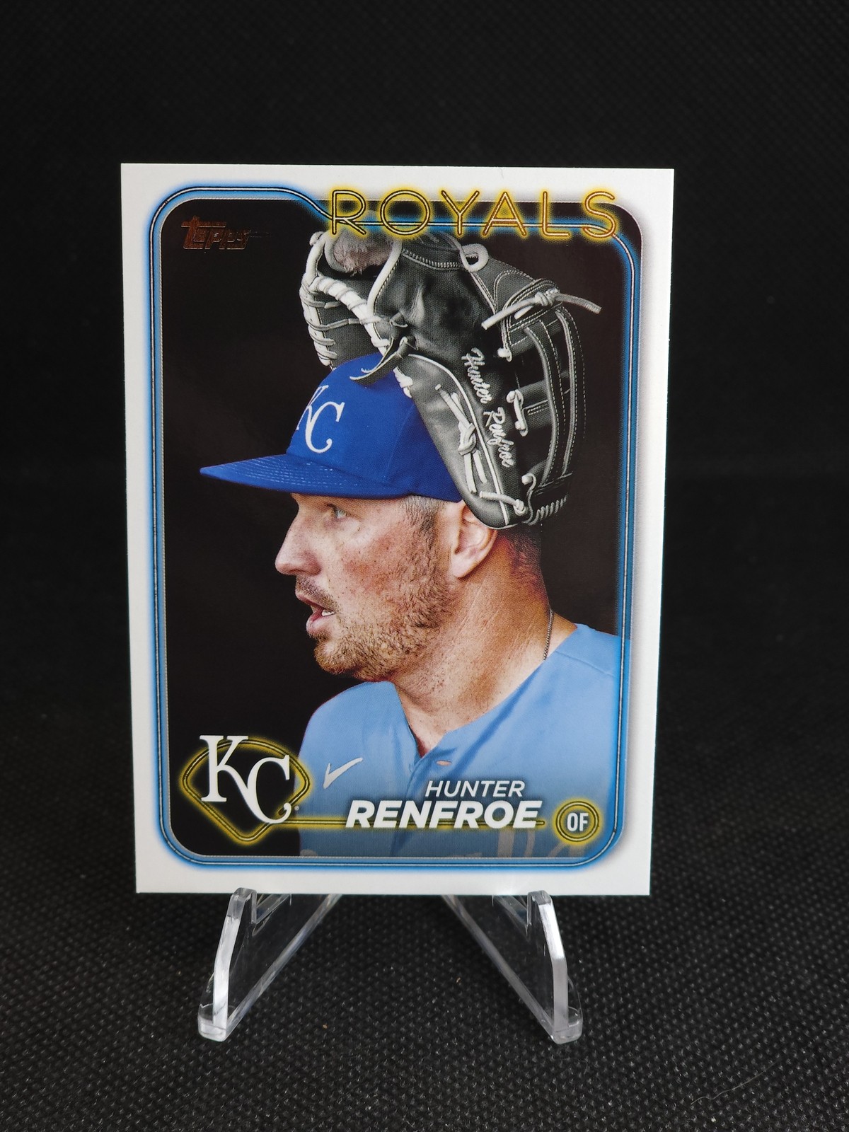 2024 Topps Series 2 Hunter Renfroe Golden Mirror Image Variation SSP #468