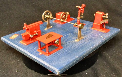 Last One ! Very Nice Pre-1950 "Blue Board" Jensen 100 Shop Live Steam # 1450 - Picture 6 of 19