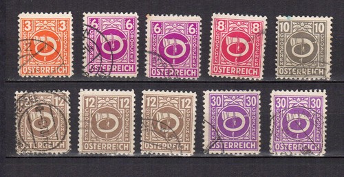 Autriche 1945 10 timbres oblitérés /TE5194 - 第 1/1 張圖片