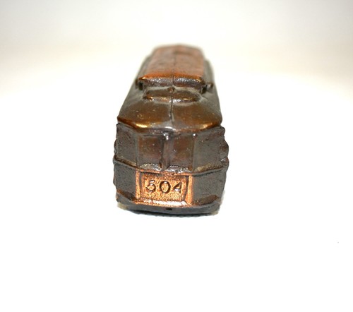Charmante Bronze Seilbahn Figur - San Francisco Souvenir Geschenkidee - Bild 4 von 6