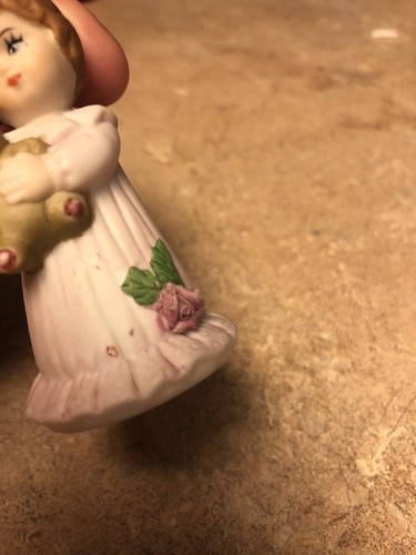 Vintage 1982 Enesco Growing Up Girls Figur Brunette Alter 3 Jahre mit Bonus - Bild 9 von 11