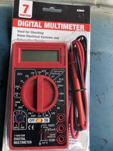 Cen Tech Digital Multimeter 69096 Manual
