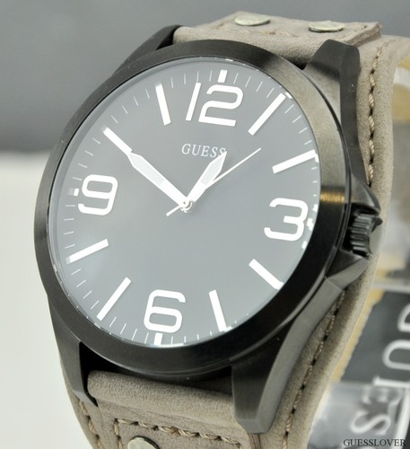 ENVÍO GRATUITO EE. UU. Reloj GUESS Cuero Topo ESPECIAL Nuevo U0181G2 Encantador Elegante - Imagen 3 de 5