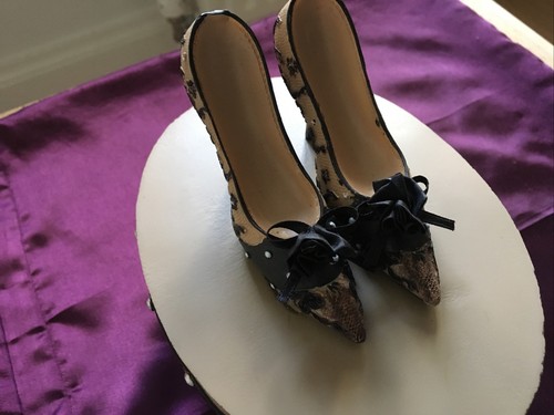 Shoe Themed Jewellery Makeup Keepsake Resin Box - Picture 4 of 13