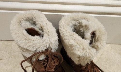 Ralph Lauren winter boots with faux fur in UK4 US6 RRP £189 - Picture 4 of 9
