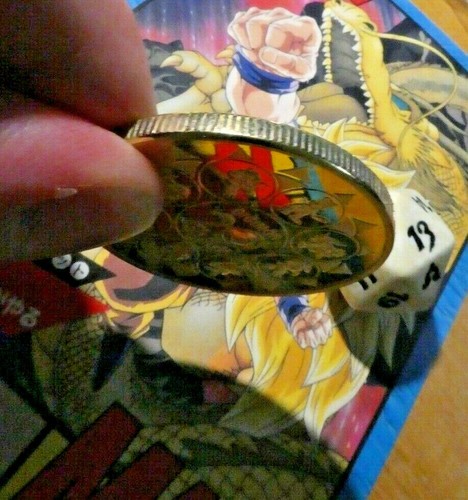 DIGIMON GOLD METAL COIN CARD M100 CARTE MEDAL PIECE #1 NEUF NEW MINT - Bild 3 von 8