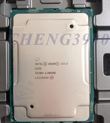 Xeon Gold 6152 QS 22 core 44 threads 2.1GHZ lga-3647 CPU processor