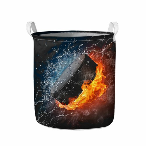 Basketball Design faltbar Wäschekörbe runder Korb Kleidung Waschbeutel Mülleimer - Bild 11 von 28