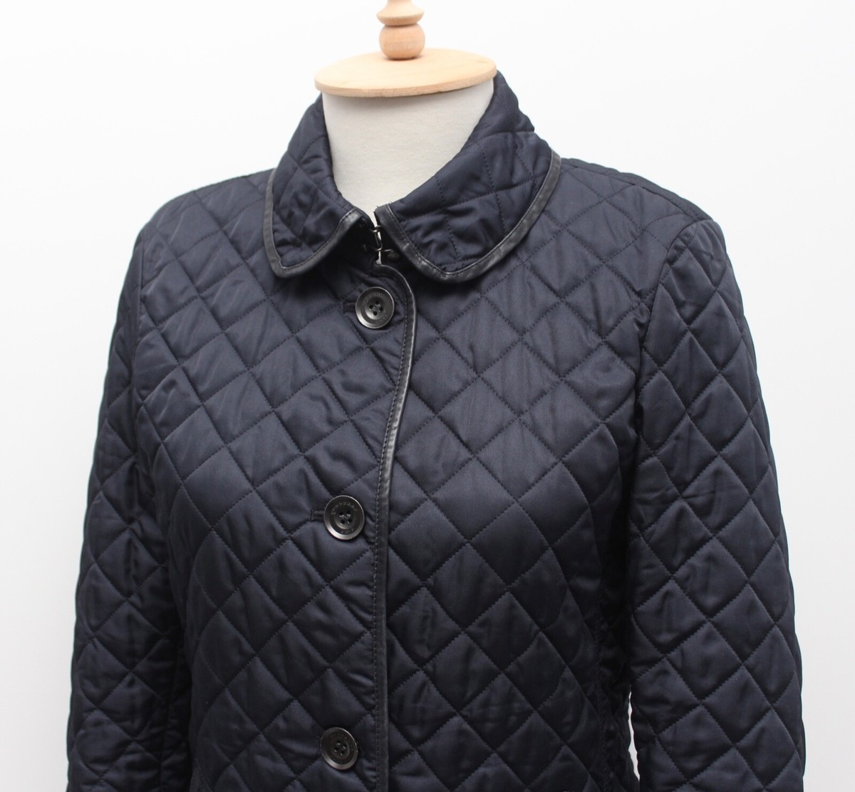 Women's BURBERRY BRIT Quilted Jacket Coat Blazer Nova Check Lined