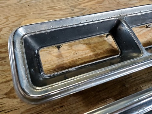 1968 Camaro Tail Light Housings Bezels LH RH GM 5959944 5959943 OEM - Picture 4 of 12