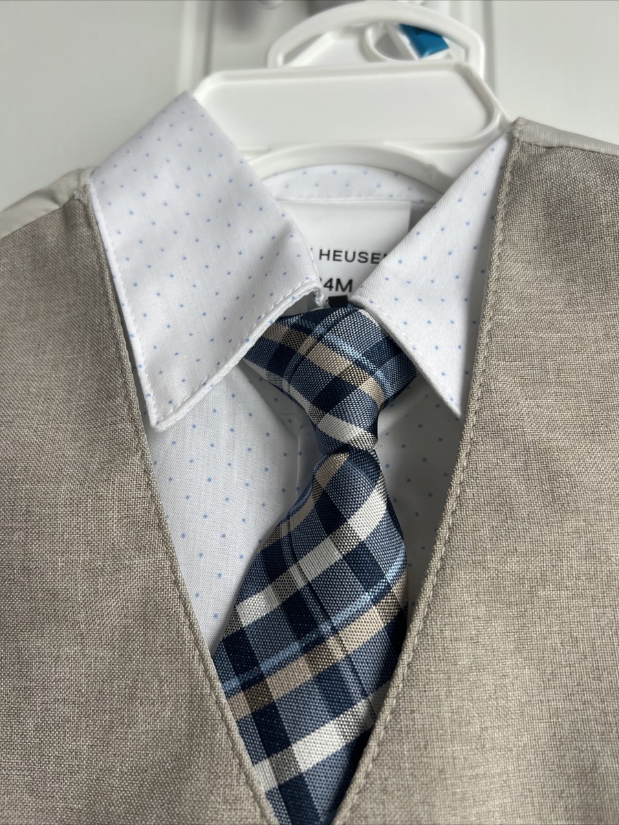 Ensemble Costume 4 Pièces BLUE JEAN Pour Garçon 3T Van Heusen – Tout Neuf Avec étiquettes, Idéal Pour Occasions Spéciales