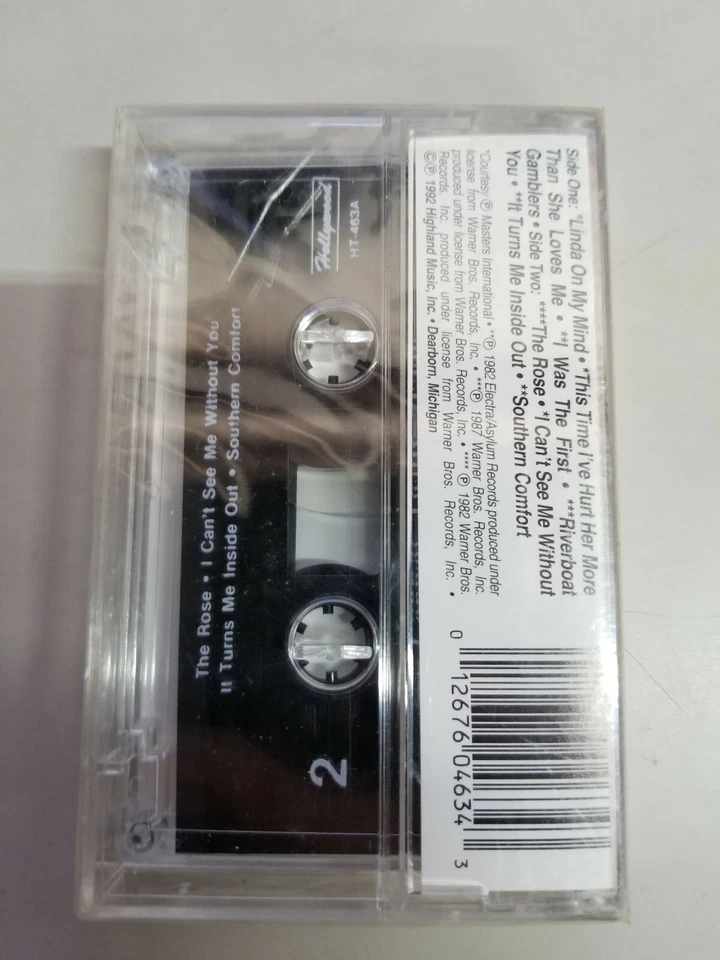 Conway Twitty – Gold - Hollywood – HT-463 - Cassette - 1992 - Compilation- NEW - Image 2 of 2