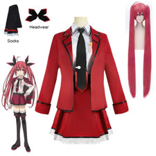 Anime Date A Live Kotori Itsuka Cosplay Costume Efreet Wig Headgear Halloween