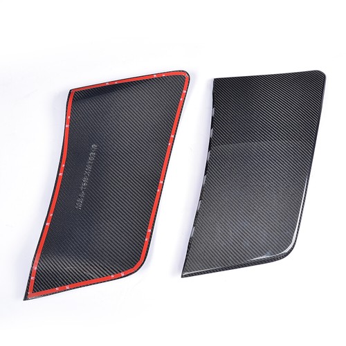 For Ford Mustang 2015-2017 Side Door Fender Panel Blades Cover Trim Real Carbon - Picture 9 of 13