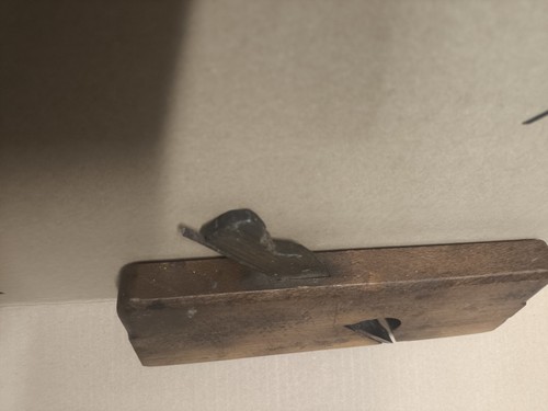 Avión de moldeo de madera vintage HICKS 240 X 85 X 25 MM - Imagen 2 de 10