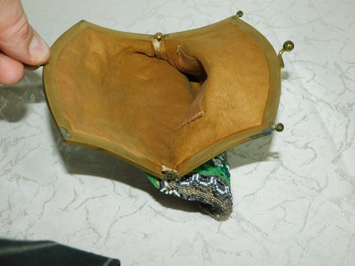Antike Tasche Geldbörse Perlentasche Abendtasche !sehr dekorativ! - Picture 5 of 6