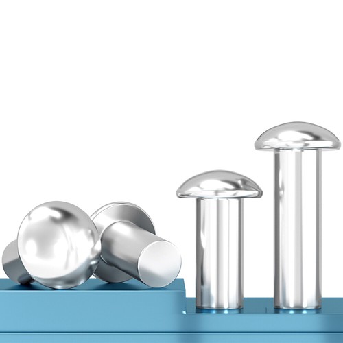 304 Stainless Steel Round Head Solid Rivets GB867 Pan Head Fasteners M2m2.5-M6 - Picture 5 of 12