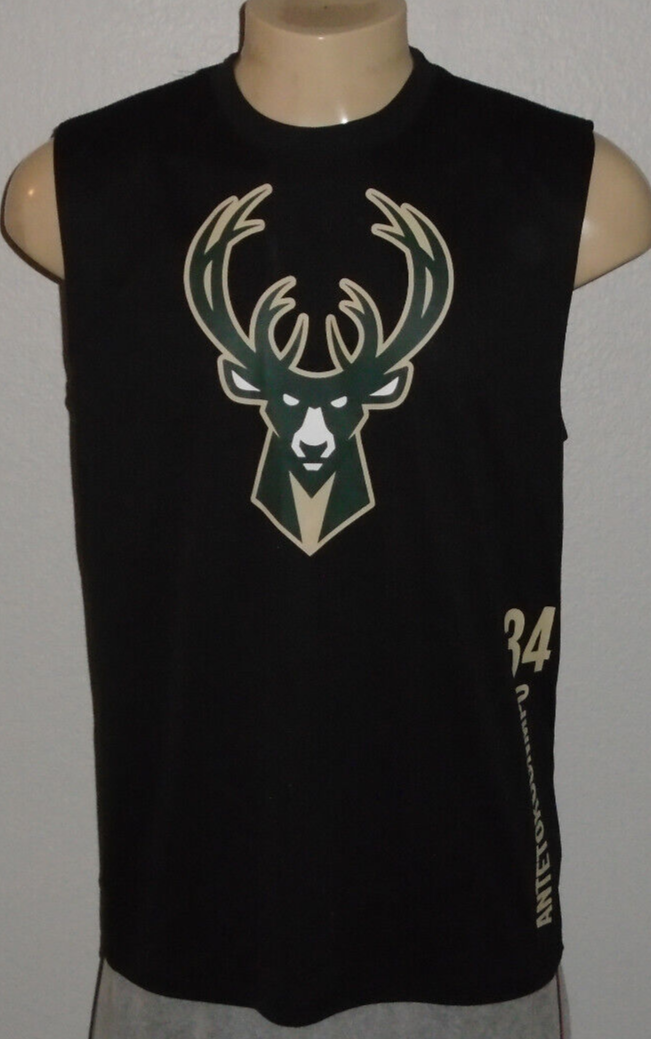 Giannis Antetokounmpo #34 Milwaukee Bucks Black NBA