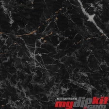 Hydrographic Film Hydro Dipping Water Transfer Print Film MS-291 Blk Gld Marble