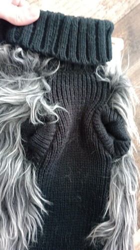NWT Top Paw Furry Dog Sweater, Size Medium - Picture 3 of 5