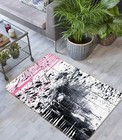 3D Black Abstract ZHUA2888 Game Non Slip Rug Mat Photo Carpet Zoe