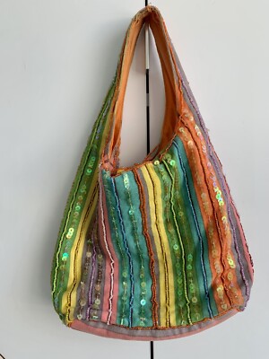 UNITED COLORS OF BENETTON Sequins Shoulder Bag For iPhone Wallet Rainbow Colors eBay
