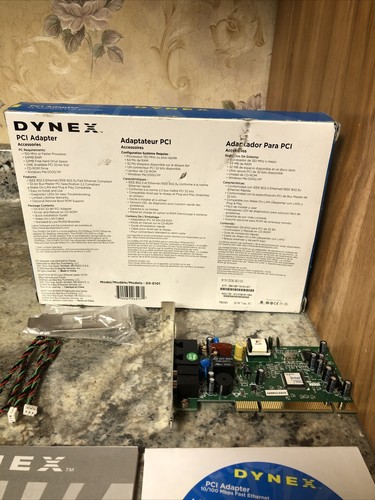 Open Box Dynex DX-E101 Desktop 10/100 Ethernet PCI Adapter - Picture 5 of 5