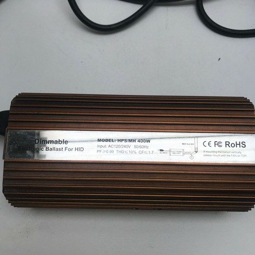 Vivosun Indoor Grow Light Canopy Dimmable 400 watt Electronic Light Ballast Test - Picture 7 of 11